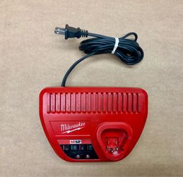 Milwaukee Tool Battery Charger 48-59-2401 M12 Brushless Fuel for PARTS REPAIR 120v 60Hz 750 mA Job Site Professional Home DIY