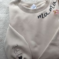 Custom Mothers Day Crewneck Sweaters