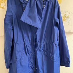 Packable Rain parka Fits M 