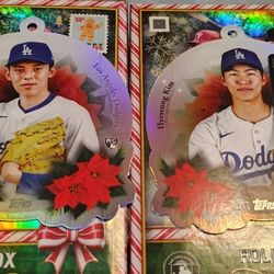 Topps Baseball 2025 Holiday Ornament Cards
