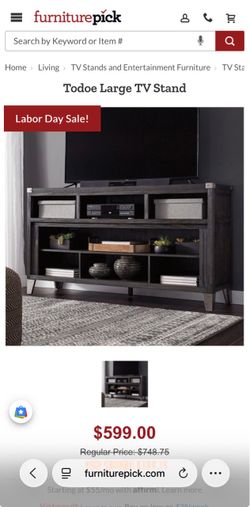 Todoe by Ashley Furniture Large TV Stand