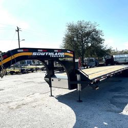 Southland 8.5 x 36 Gooseneck Flatbed 24k Trailer