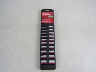 Husky 1/4" Drive SAE 6 Point Deep Socket 10 Piece Set 314 752 NEW