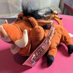 Pumbaa and Timon Beanie Plushie