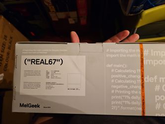 MelGeek REAL67, a 65% wired magnetic Hall-effect gaming keyboardc