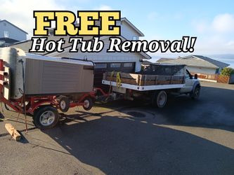 FREE Hot Tub Removal – Same or Next Day (Limited)