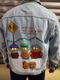 SOUTH PARK CUSTOM JEAN JACKETTHIS IS FOR - FREE SHIPPING