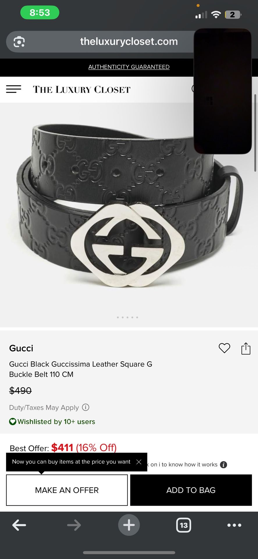 Gucci Belt