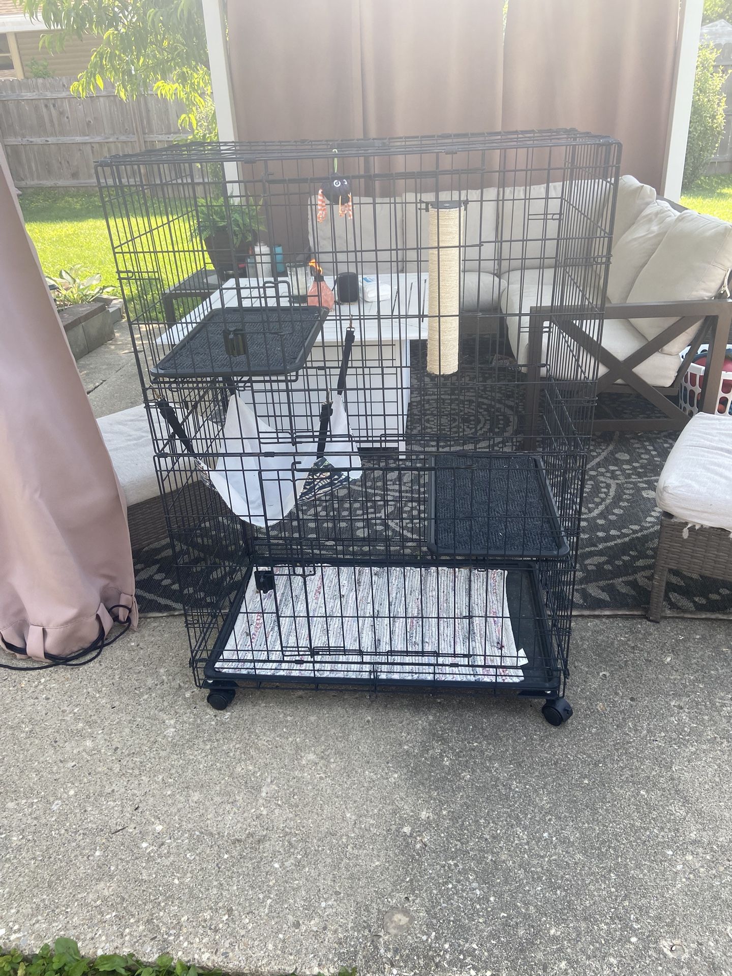 3-Tier Metal Indoor/Outdoor Catio