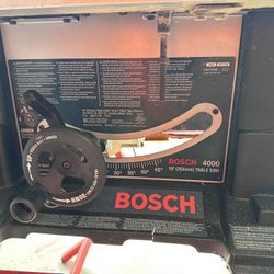 Bosh 10” Table Saw With Stand 