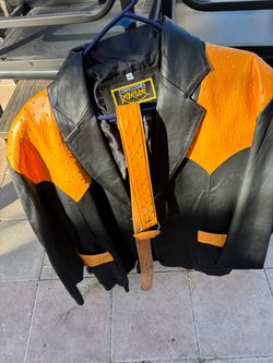 Confecciones Rebelde Leather Jacket Size L