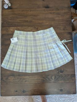 NWT Forever 21 1X Plaid Skirt