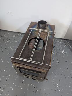 Hot tent wood stove