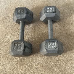 25lb Dumbbells