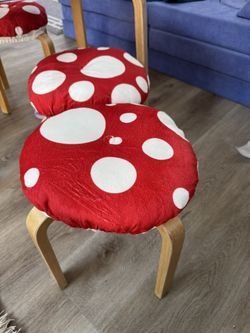 Mushroom Cushion Cover For Stools