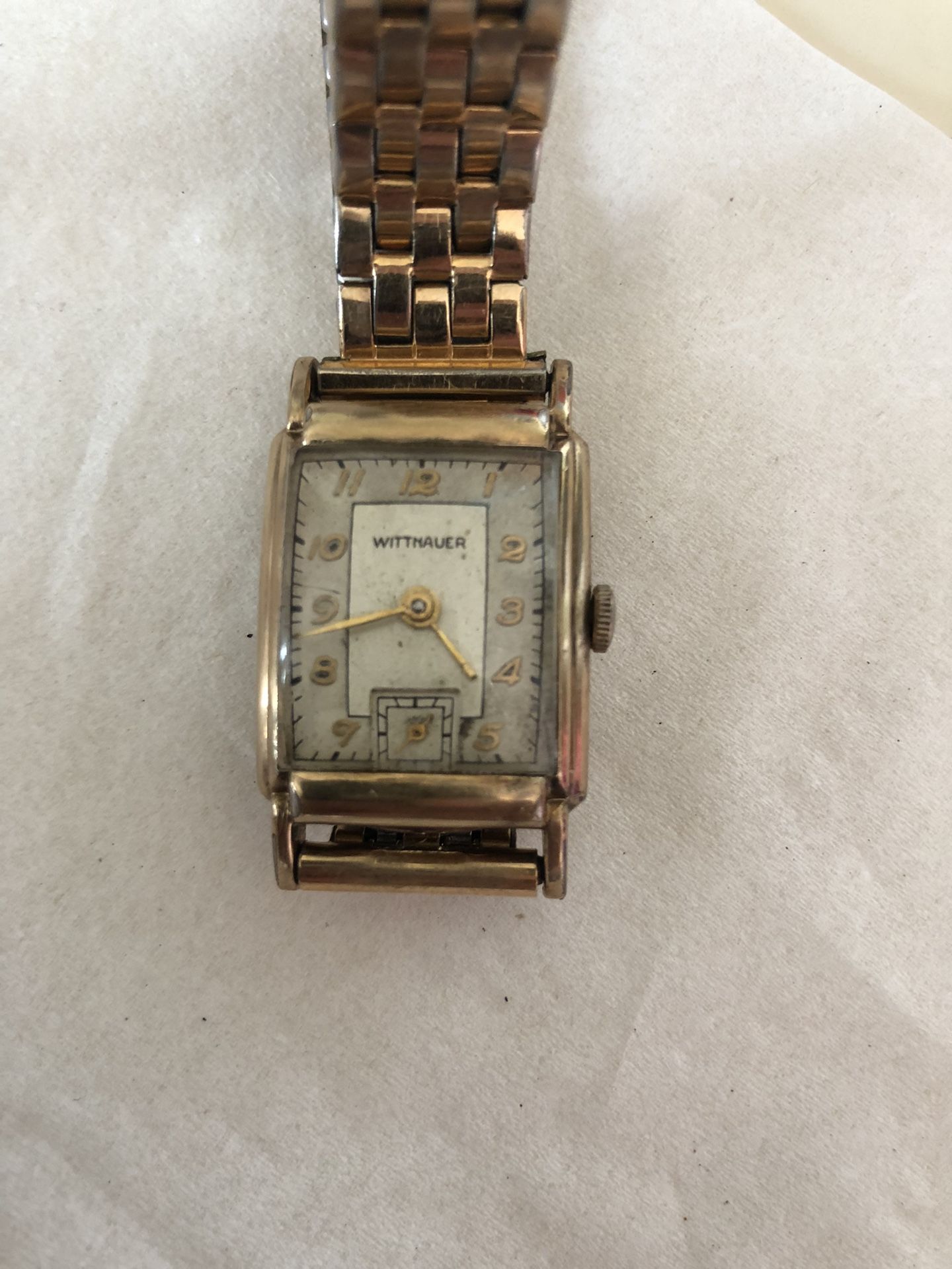 Vintage Longines Wittnauer From The 40s Hand Wind 10 KGF Works Good