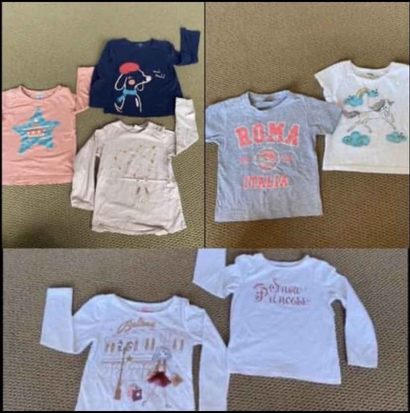 Girls Clothing , Shirts , Tops , Size 3/4 Years old Each For $3