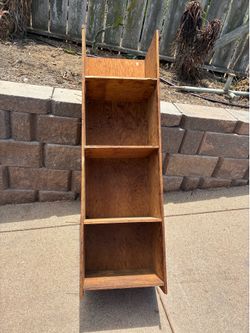 Free Plywood shelves.