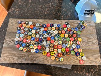 USA beer top map