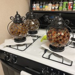 Mosaic Candle Lantern