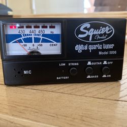 Squire Digital Guitar Tuner -  New