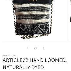 Article22 Hand Loomed, Naturally Dyed Handbags- Slinged Crossbody