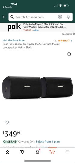 Bose Professional FreeSpace FS2SE Surface-mount Loudspeaker (Pair) - Black