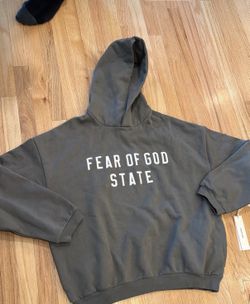Fear of god essential hoodie
