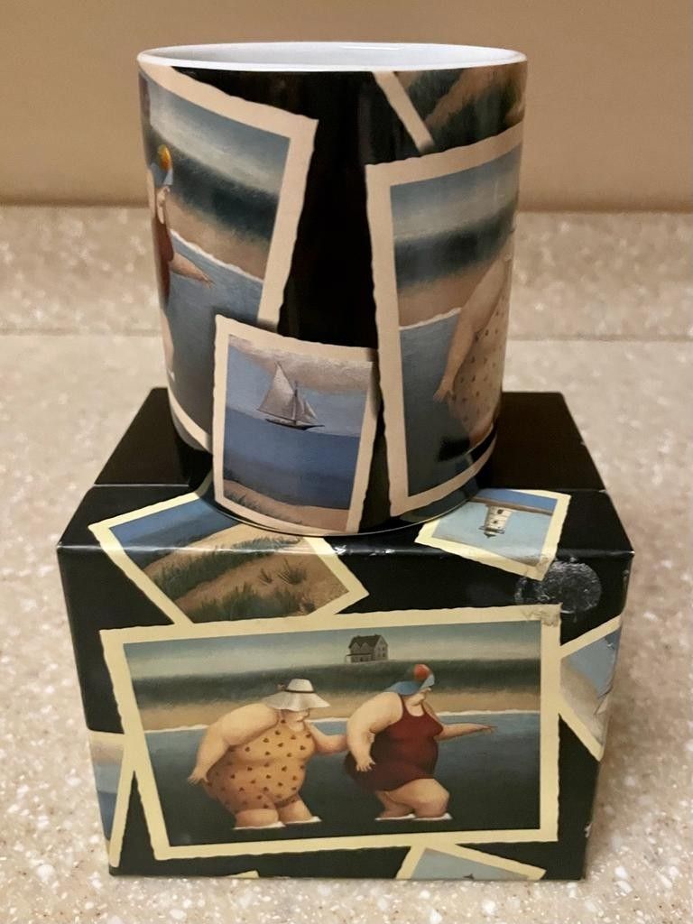 Vintage Lang & Wise Collectible Mugs