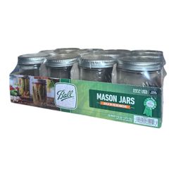 Ball - 16oz Wide Mouth Jars w/ Lids & Bands (12Pack)