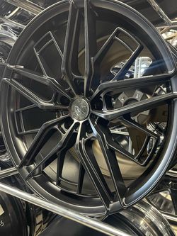 Satin black 20x8.5 5x120 wheels for Honda Civic Type R & Acura TLX Vehicle Fitment: Save yourself the daily misery of looking at uninspired factory si