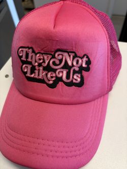 Pink They Not Like Us Hat