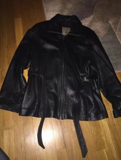 Vintage "WILDA" Leather Coat Jacket XXXL 3X 3XL Genuine Leather