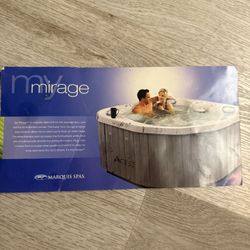 My Mirage Hot Tub / Jacuzzi Tub 6 Feet Wide X 6 .5 Feet Fits 5 To 6 People