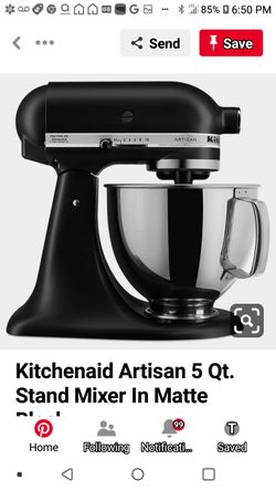 Brand new black kitchen aid mixer