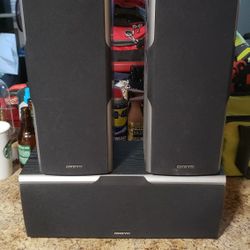 Onkyo Surround Sound Speakers.  $75. Pickup In Oakdale 