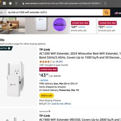 Tp-link WiFi Mesh Extender