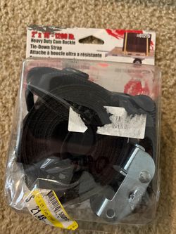 Erickson 2" x 15′ Heavy Duty Cam Buckle Tie-Down Strap *New