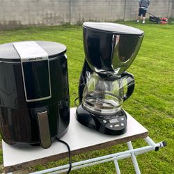 Electric Air Frying, Coffee Maker 