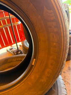 4 Used set 265/70/16 Hankook