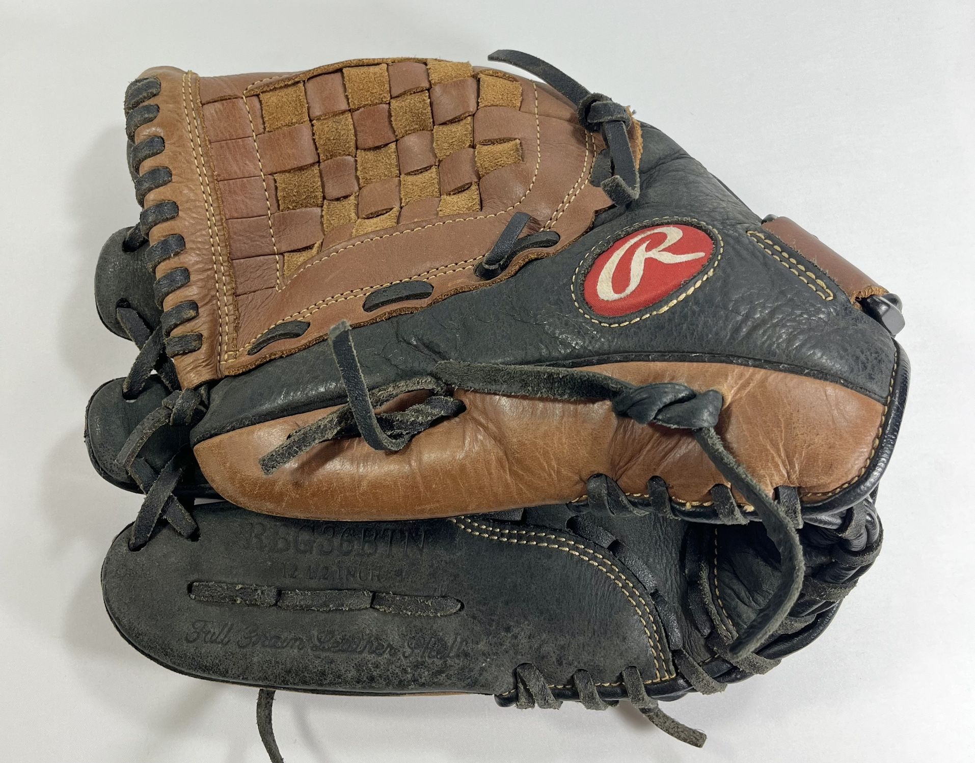 Rawlings RBG36BTN 12 1/2 Inch Basket Web Zero Shock Baseball Glove Left Throw