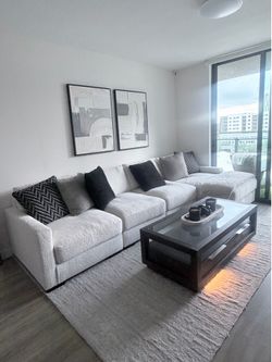Large sectional with left hand chase No Negotiation