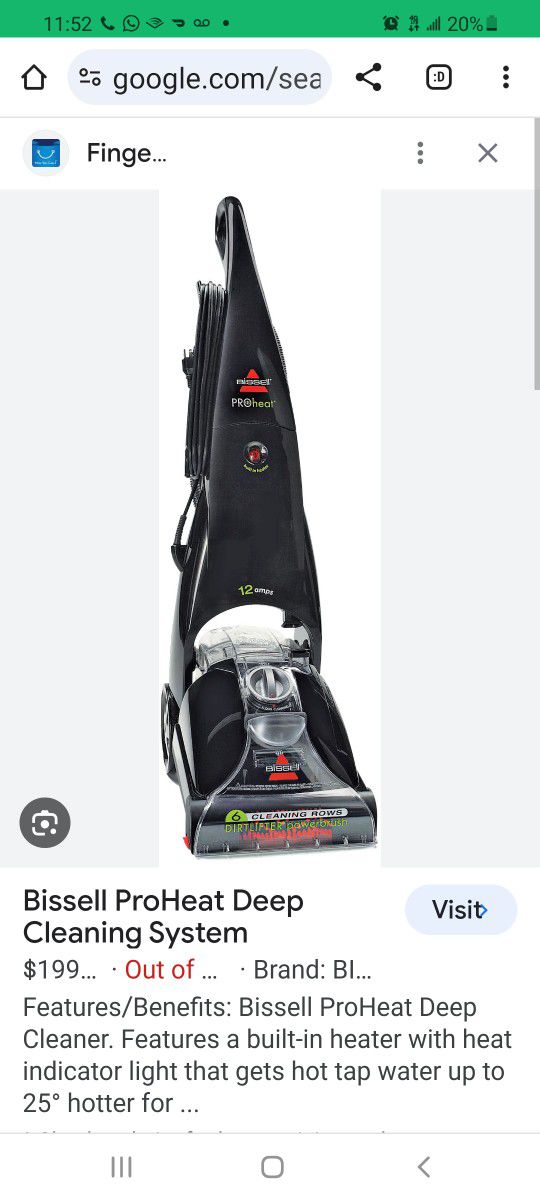 Bissell ProHeat Carpet Cleaner  