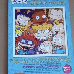 rugrats valentines day cards brand new 