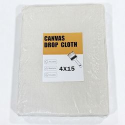 Heavy duty contractor professional grade canvas drop cloths - various sizes 8oz and 10oz