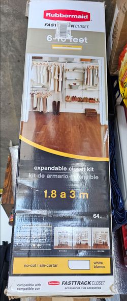 Rubbermaid 6-10 foot closet kit