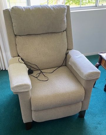 Living Spaces Electric  Recliner Chair