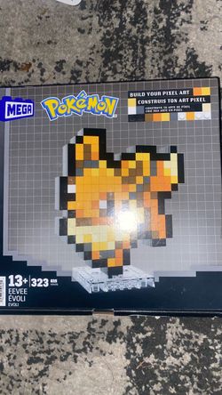 Mega Pokémon Eevee Pixel Art Building Set