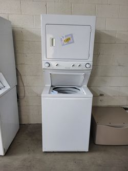 🌼Spring Sale! Frigidaire Full-size Washer Dryer Electric Stack-Warranty Included