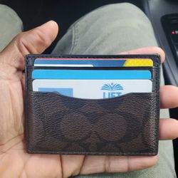 Coach Card Holder